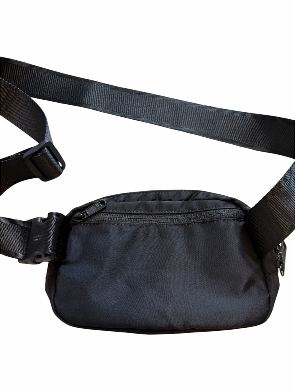 Black Crossbody Waist Bag